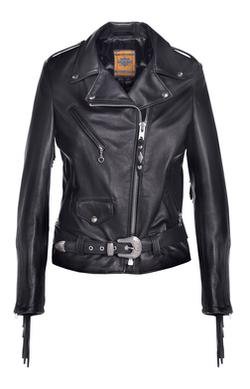 526W - Women's Fringed Motorcycle Jacket