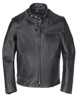 641 - Single Rider Steerhide Leather Motorcycle Jacket
