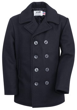 Melton Wool Peacoat 782USA