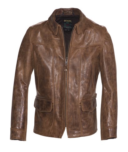 John Hancock Men's Leather Delivery Jacket 532