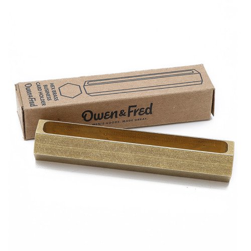 Brass Business Card Holder