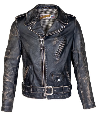 Men's Vintaged Fitted Motorcycle Jacket PER70