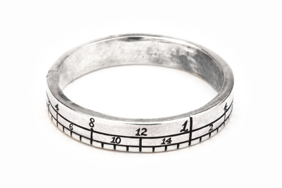 Style RRULE1 Silver Top View