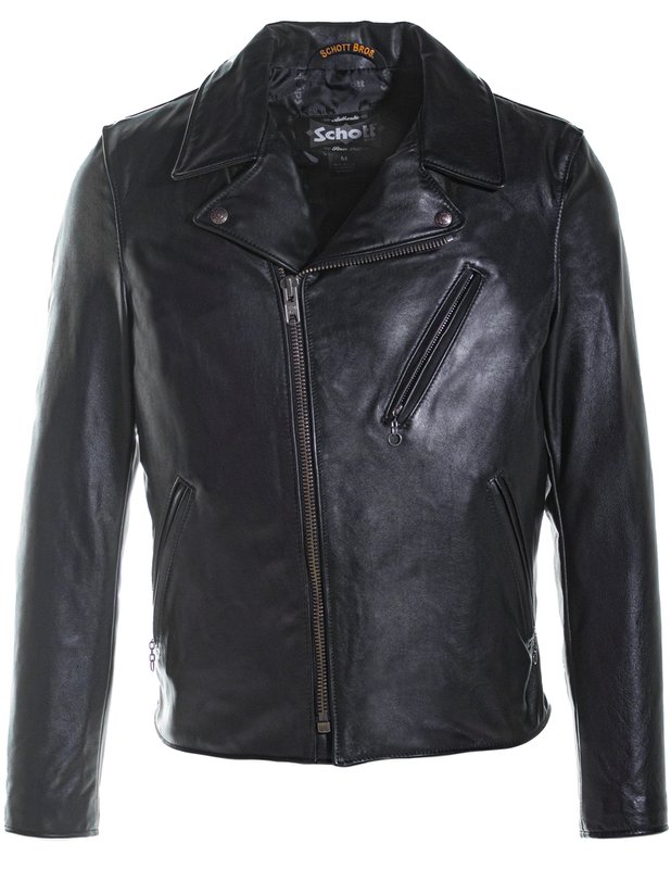 Hand Vintaged Cowhide Clean Motorcycle Jacket 503VN
