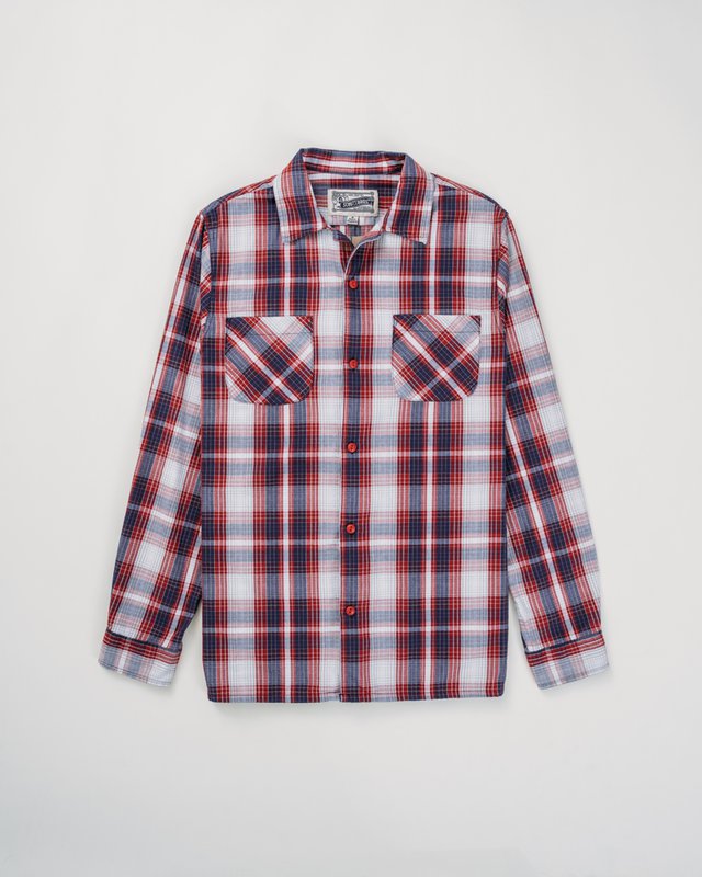 camp collar shirt - front
